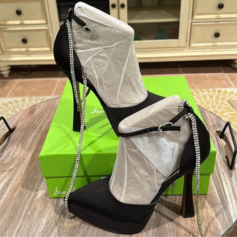 Sam Edelman Black andie satin